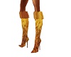 Golden Feather Boots