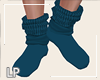 Christmas Cpl Blue Socks