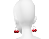 Cherry Red Earrings