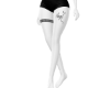Black shorts + tattoo