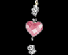 Pink earring