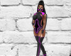 neon purple costume