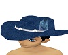 Blue Cow boy hat