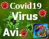 Covid19 Virus Flying Avi