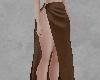 A~ Mocha Split Skirt