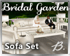 *B* Bridal Grdn Sofa Set