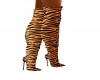 Tiger Thigh Hi Boots