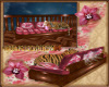 Sofa tiger pink wood