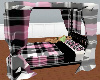 PixiePinkPlaid Bed w/pos