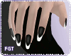 ✿| Manicure black