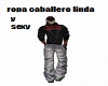 ropa full caballero