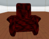 red velvet pose chair