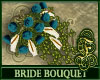 Bride Bouquet Teal
