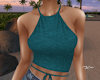 Teal Strappy Tank