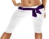 WHITE CAPRI/PURPLE