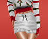 Winter White Knit Skirt
