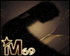 M69 Black Fur Scarf