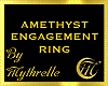 AMETHYST ENGAGEMENT RING