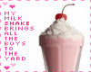 My milk shake