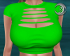 Green Peekaboo Top