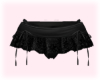 ♡ Goth lace skirt