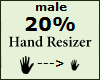 Hand Scaler 20% Male