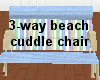 3-way beach cuddle chair