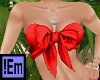 !Em Bow Tied Top Red
