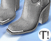T! Grey Denim Boots