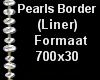 Pearls Border Vertical