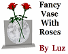 Fancy Vase with Roses