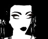 Sillhouette Geisha head