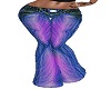 Alyssa Purple Blue Pants
