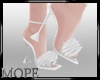 White Diva Heels