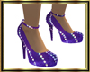 Purple Sequin Heels