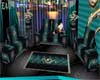 *E4U* Teal snake couch