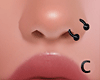 CK Nose Piercing Black L