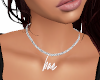 diamond bae necklace