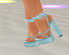 shoes summer blue