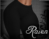 *R* Lacey Pants Black