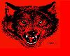 nWo Wolfpac Wolf Sticker