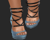 Heels blue black