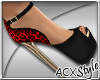 !ACX!Red Leopard Shoes