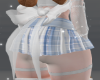 Unisex blue skirt femboy
