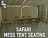 SC Safari Tent Seating
