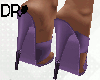 DR- Silk purple heels