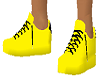 tennis shoes F yellow