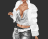 sw White Fur Coat