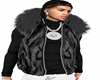 Luxx Black Fur Vest