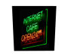 Neon Internet Cafe Sign